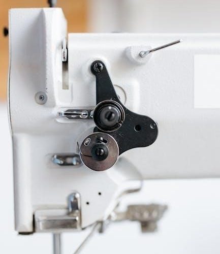 thread guide in sewing machine